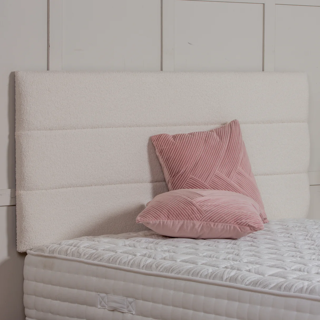 Kensington Divan Bed Set with Headboard UK - Side view of premium divan from CESS Furniture UK